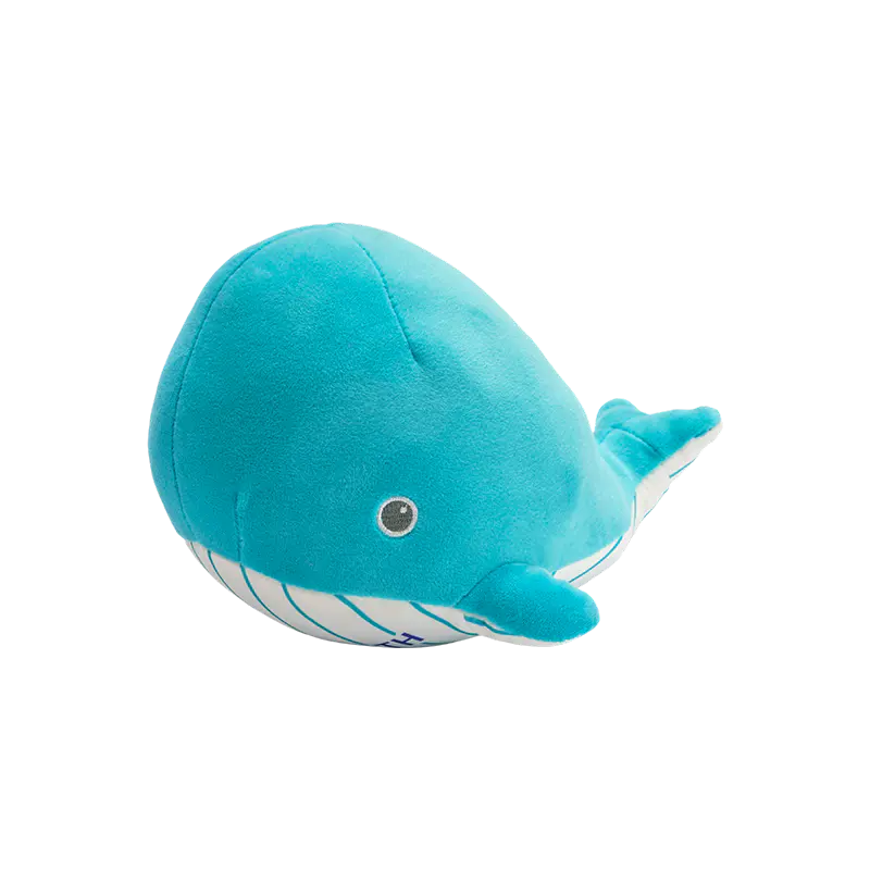 Bréagáin plush míol mór gorm gleoite