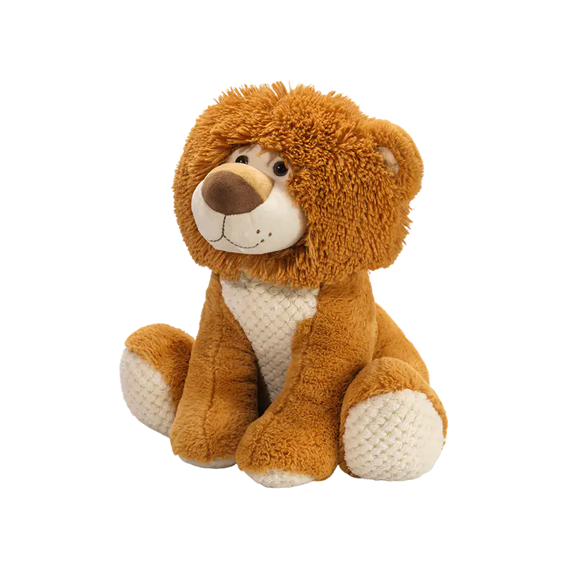 Ina shuí ainmhithe fiáine leon bréagáin plush