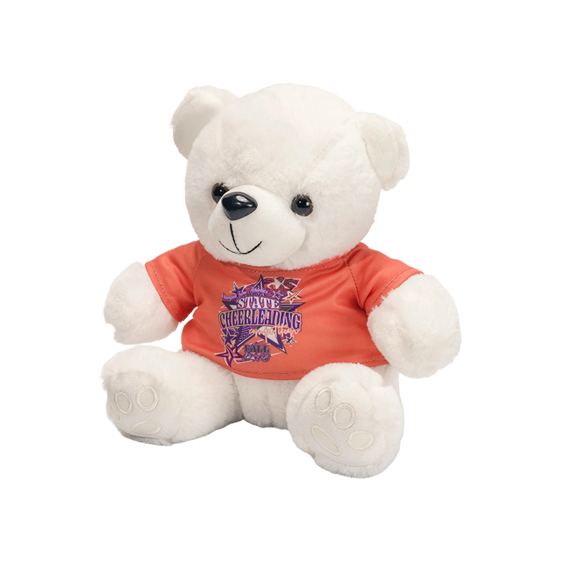 Bréagán gleoite béar plush ag caitheamh T-léine Bréagán gleoite béar plush ag caitheamh T-léine