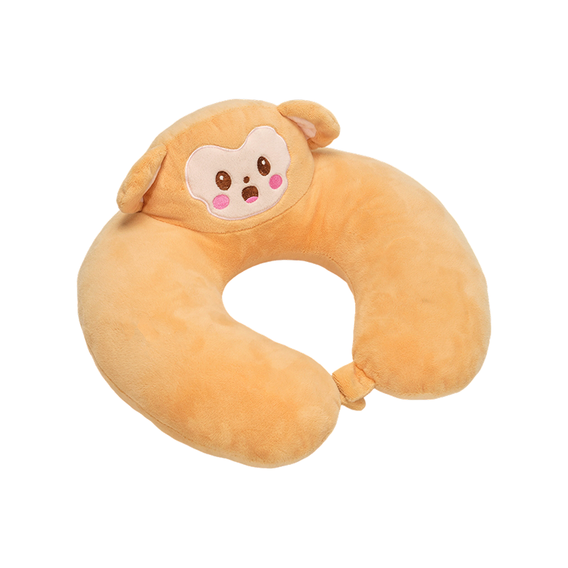 Piliúir muineál u-chruthach moncaí plush
