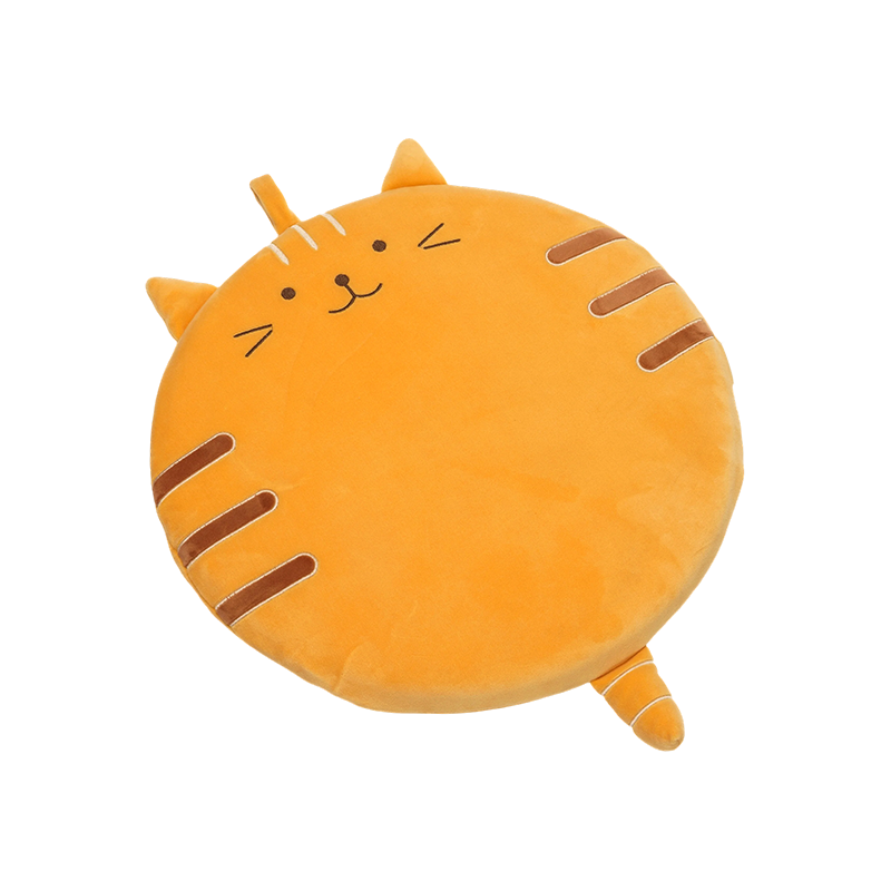 Oráiste miongháire bhabhta cat cúisíní plush