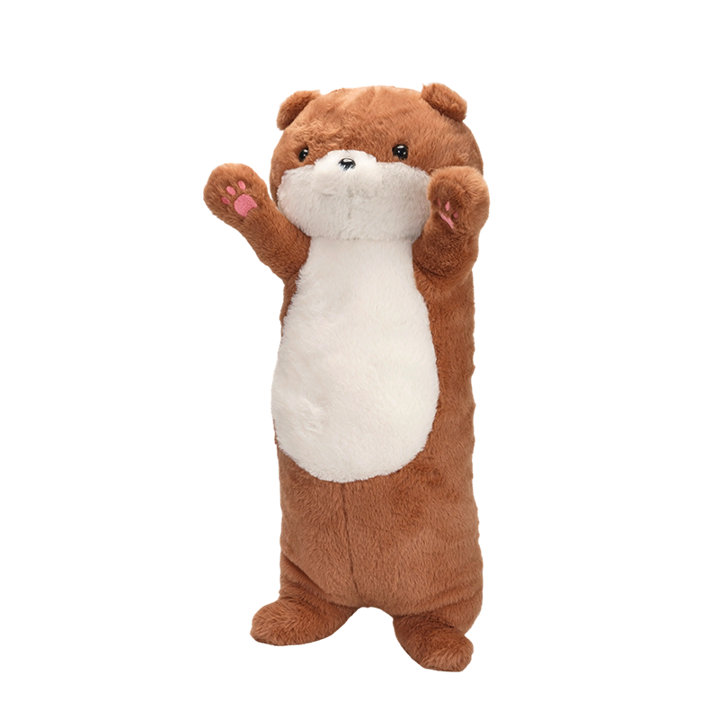 Buan mustelid fleecy plush caith pillow