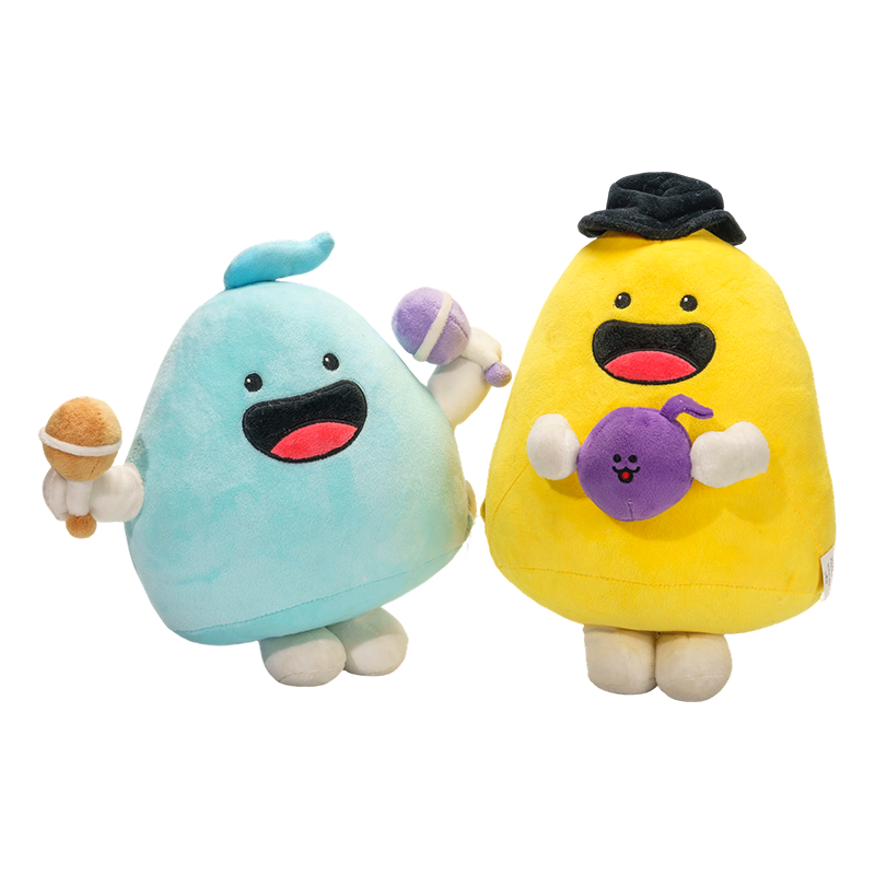 Uachtar reoite suaimhneach & eochairshlabhraí plush donut