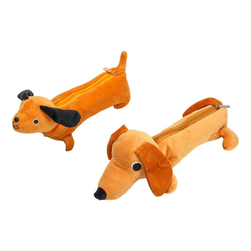 Cásanna peann luaidhe plush-chruthach Dachshund