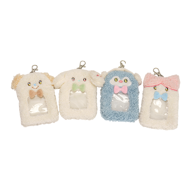 Sealbhóirí cártaí plush adorable-garbed Sealbhóirí cártaí plush adorable-garbed