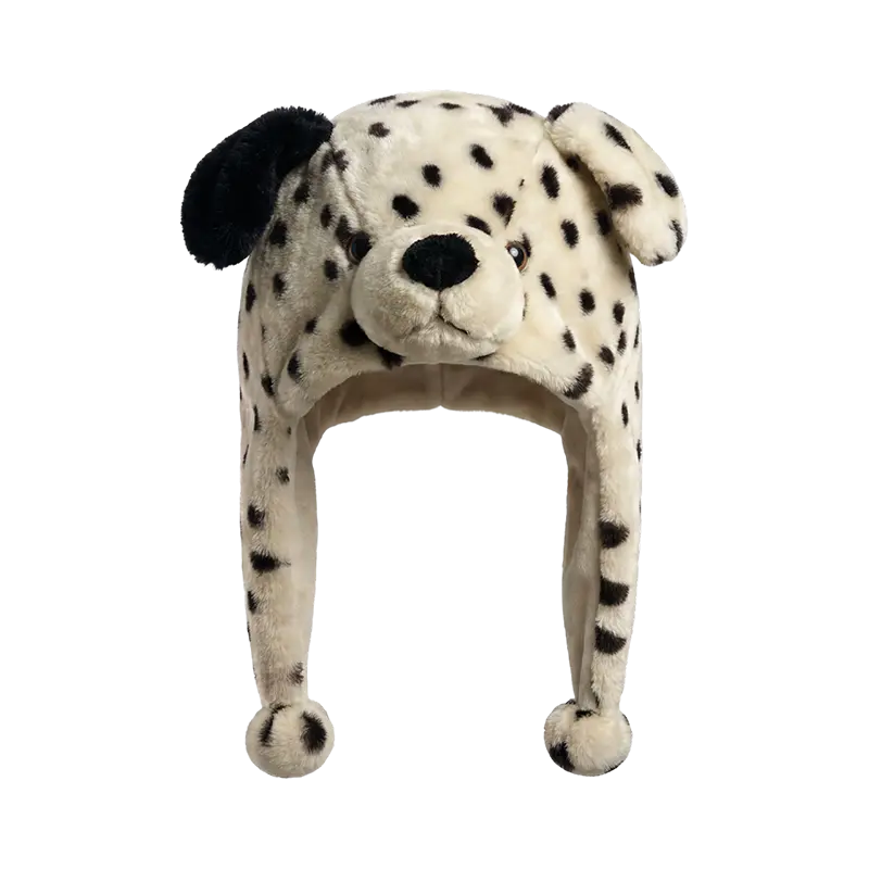 Hata plush madra dubh agus bán