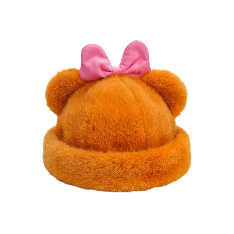Hata plush iompróidh oráiste