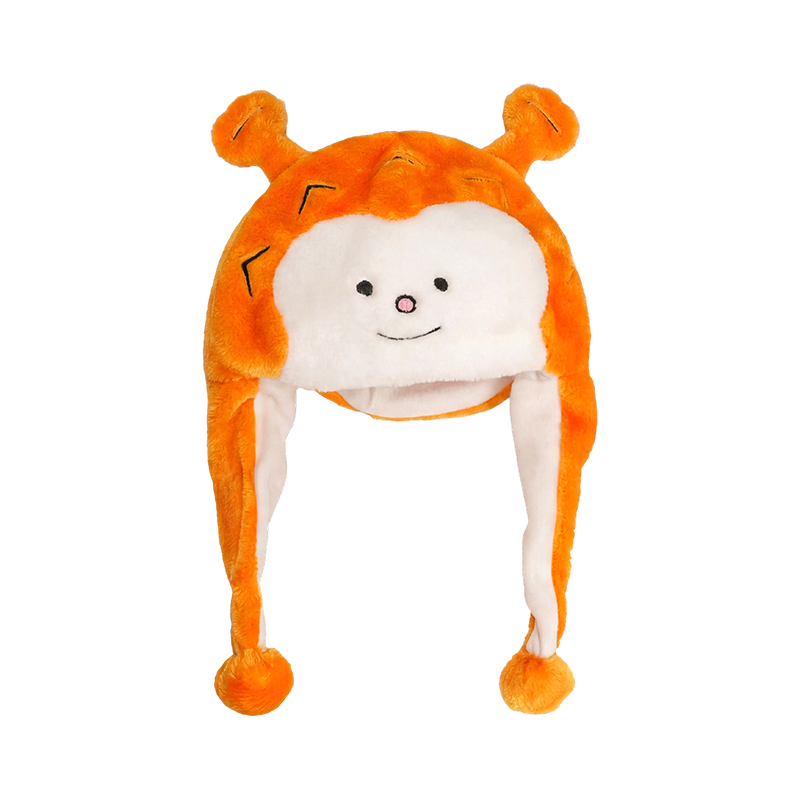 Hata plush aghaidh moncaí oráiste