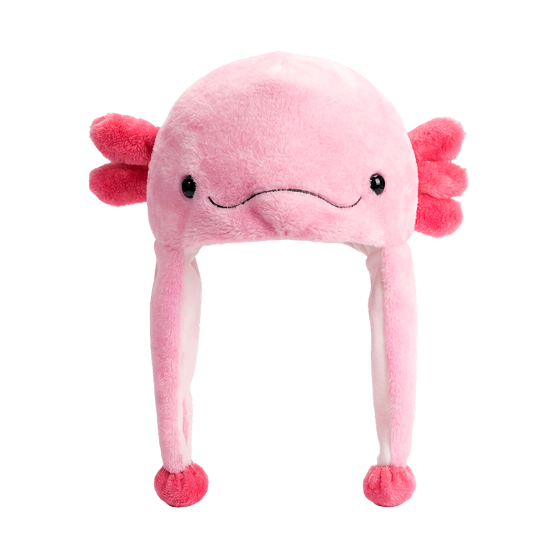 Hata plush bándearg axolotl