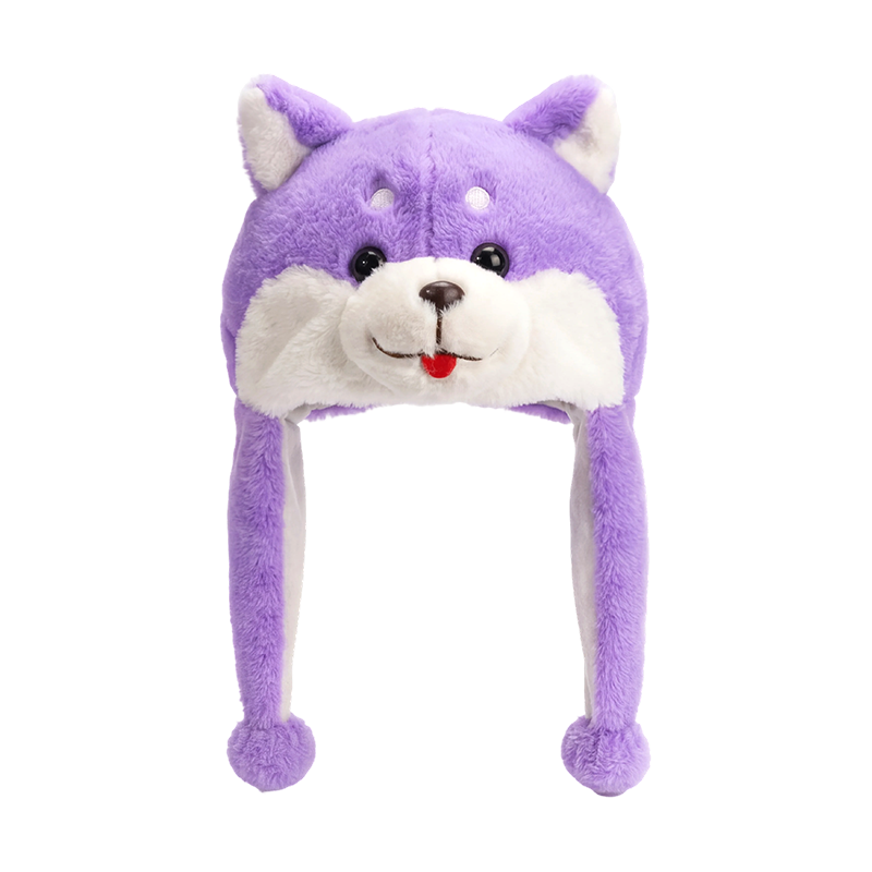 Hata plush laíon corcra
