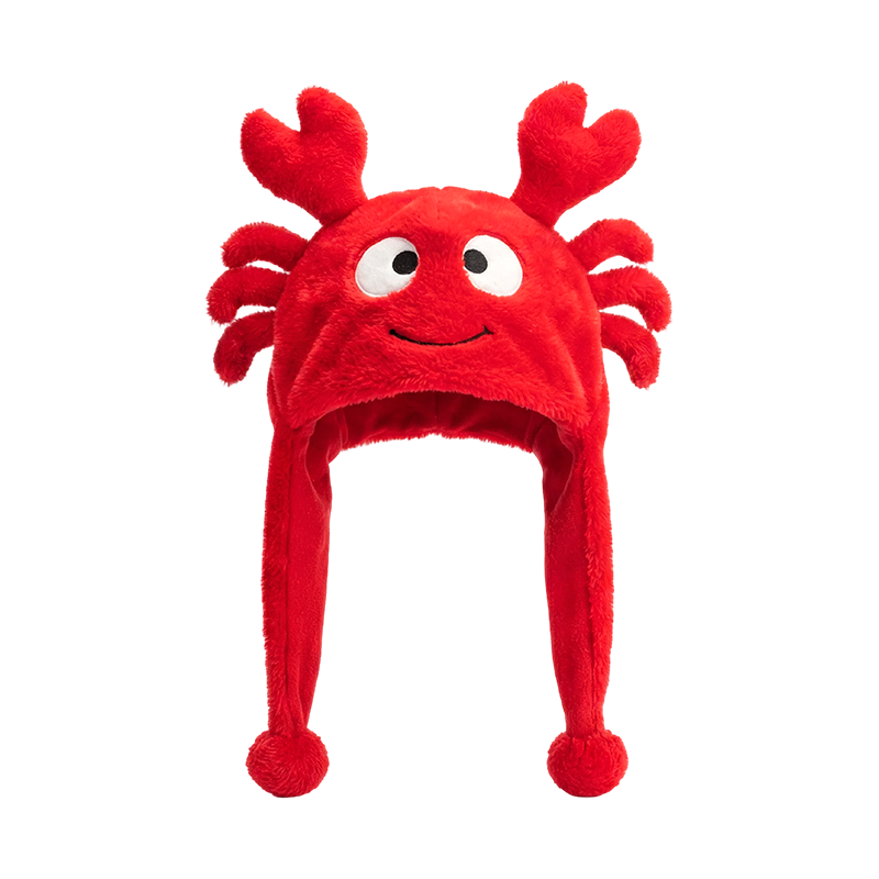 Hata plush portán dearg