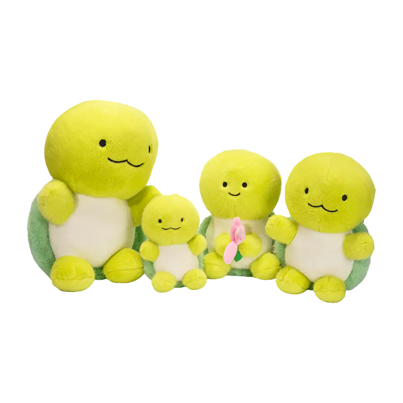 Grúpa bábóg plush turtar meilt