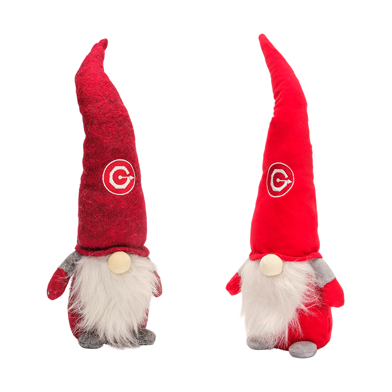 Bréagán lánúin gnome Nollag hata dearg