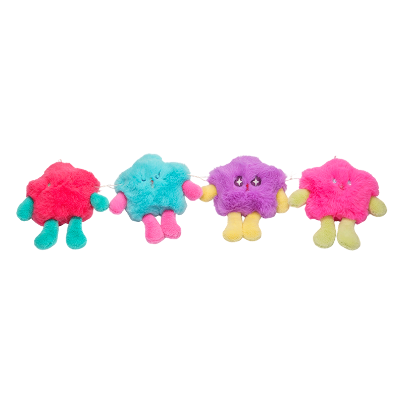 Bréagáin plush ollphéist gleoite clúmhach ildaite Bréagáin plush ollphéist gleoite clúmhach ildaite
